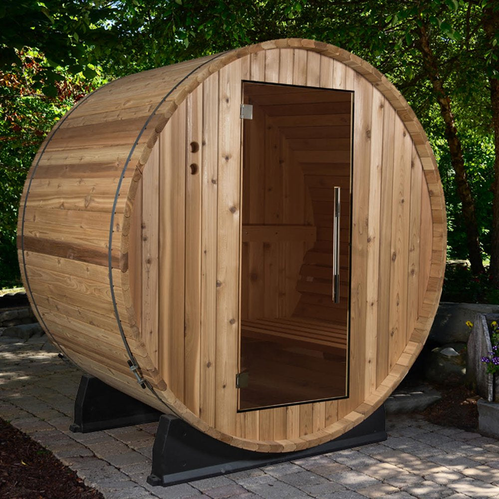 Salem 2 Person Barrel Sauna in Fir