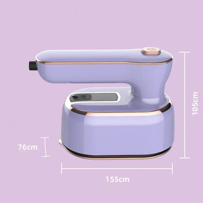 Travel Steamer Iron with Rotatable Handle Compact Steamer Dry Wet Use Mini Steam Iron Garment Steamer Ironing Machine US Plug